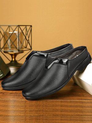 PILADO Rich Quality|Decent Look|Perfect Style Half Formal Shoe Slip On For Men(Black , 9)