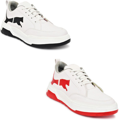 Hida Comfort Fit Sports Shoes for Gym & Outdoor Wrestling Shoes For Men(Green, Red , 6)