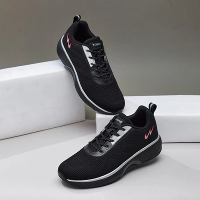 CAMPUS EMBER | Running, Training, Gym Shoes for Men | Lightweight Comfortable Running Shoes For Men(Black , 8)