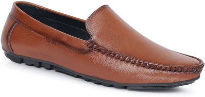 BRANDIGO Perfect for casual outings, office wear, travel, or semi-formal events Loafers For Men(Tan , 9)