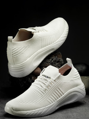 asian Casual Sneaker Shoes for Men | Soft Cushioned Insole || Storm-12 Sneakers For Men(White , 7)