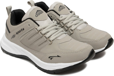 asian Cosco-21 Men’s Sports Shoes | Stylish Comfortable Lightweight & Durable Sneakers For Men(Grey, Black , 9)