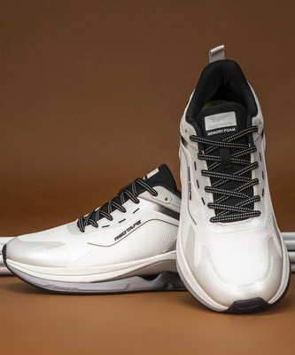 RED TAPE Athleisure Shoes for Men | Cultured Round-Toe Shape & Cushioning Technology Walking Shoes For Men(Black, Grey , 10)