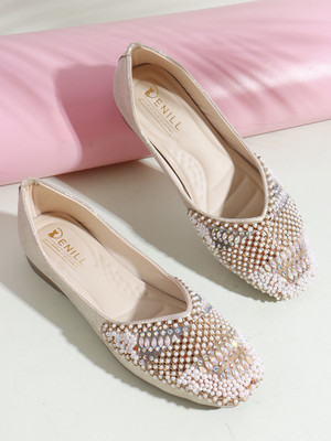 Denill Bellies For Women(Gold , 5)