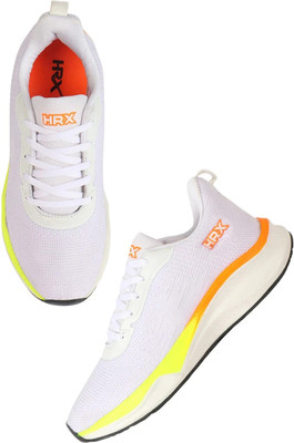 HRX by Hrithik Roshan Walking Shoes For Men(White, Orange , 10)