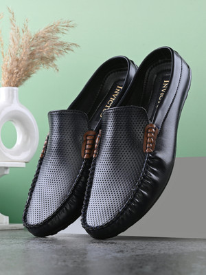 INVICTUS Synthetic Slip-Ons Loafers For Men(Blue , 11)