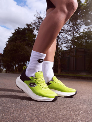 LOTTO Energex Running Shoes For Men(Green, Black , 10)