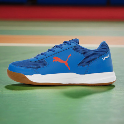 PUMA Ad-court Badminton Shoes For Men(Blue , 6)