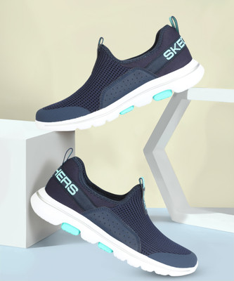 Skechers GO WALK 5 Walking Shoes For Women(Navy , 4)