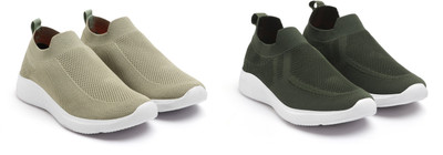 Face Stylish Sports Shoes for Men – Ideal for Running, Gym & Training Sneakers For Men(Green, Olive , 9)