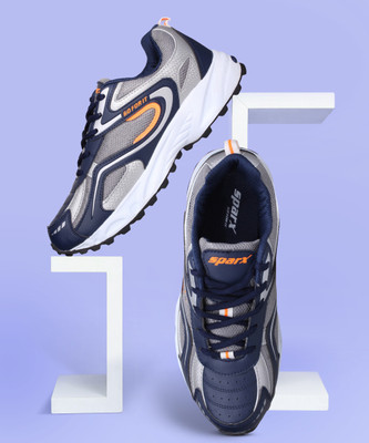 Sparx SM 171 Running Shoes For Men(Navy, Orange , 7 UK/India)