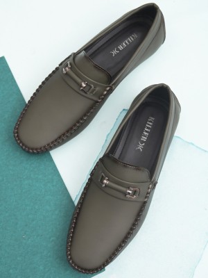 KILLER KLPK641 Lightweight Comfort Summer Trendy Premium Stylish Loafers For Men(Grey)