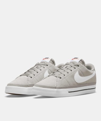 NIKE Court Legacy Suede Sneakers For Men(Grey)