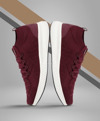 HRX by Hrithik Roshan Running Shoes For Men(Maroon , 9)