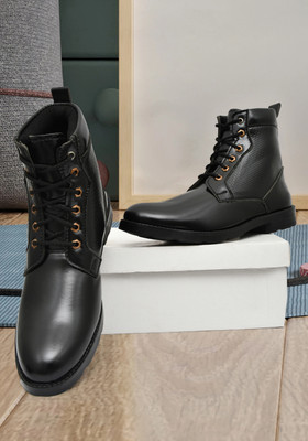 KILLER Black Casual Boots For Men Boots For Men(Black , 6)