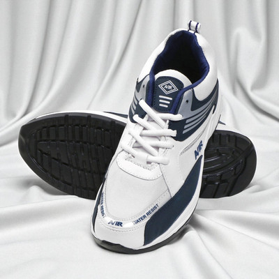 Begone Ultra Lightweight & Breathable Cushioned Casual Sports Shoes Sneakers For Men(White, Blue , 10)