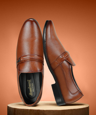 Paragon Slip On For Men(Tan , 7)
