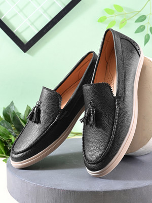 PROVOGUE SS26 Men's Casual Loafers Loafers For Men(Black , 8)