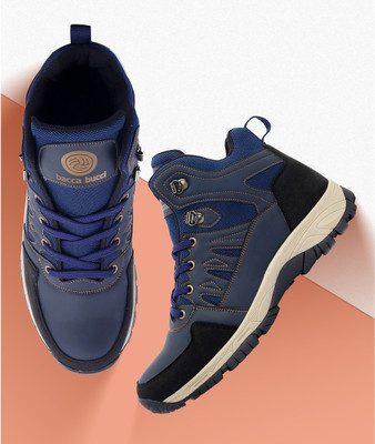 bacca bucci HUNTER Hiking/Snow for outdoor Trekking - Water Resistant Boots For Men(Blue , 8)