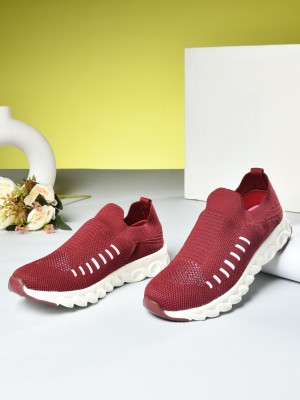 Impakto by Ajanta Running Shoes For Women(Maroon)
