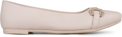 Inc.5 Solid Pointed Toe Party Wear Flat Ballerinas Outdoors For Women(Off White , 5)