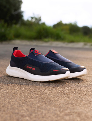 LOTTO Flowalk Slip-on Walking Shoes For Men(Navy , 9)