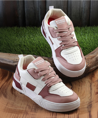 asian Casual Sneaker Shoes For Women | Stylish and Comfortable | Paradise-01 Sneakers For Women(Maroon , 4)
