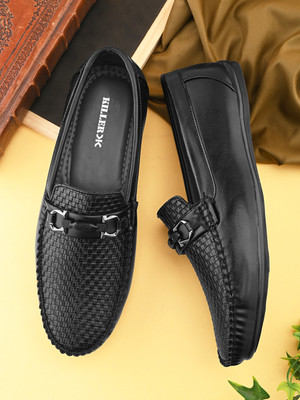 KILLER Men's SS25 3075 Black Casual Loafers Loafers For Men(Black , 12)