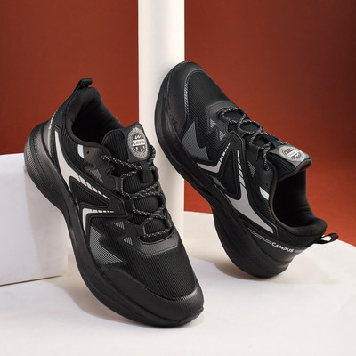 CAMPUS Running Shoes For Men(Black , 6)
