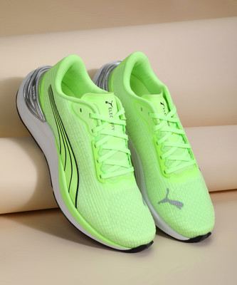 PUMA Electrify Nitro 3 Running Shoes For Men(Green , 10)