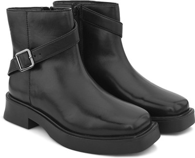 Roadster Boots For Women(Black , 5)