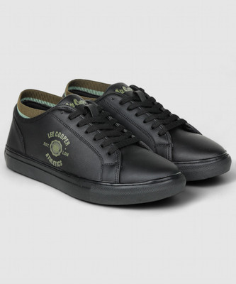 LEE COOPER PU Casual Lace-Up Stylish Lightweight and Comfortable Daily Wear Slip On For Men(Black , 10)