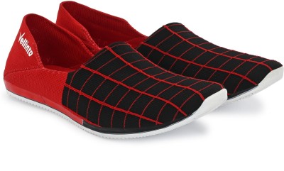 Vellinto Vellinto SAM Socks Fit Sneakers For Men || Sweat free shoes Slip On Sneakers For Men(Black, Red , 8)