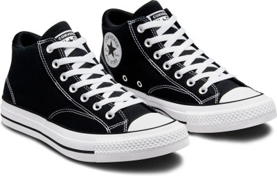 Converse Men Chuck Taylor All Star Malden Street Mid Top Sneakers For Men(Black , 7)