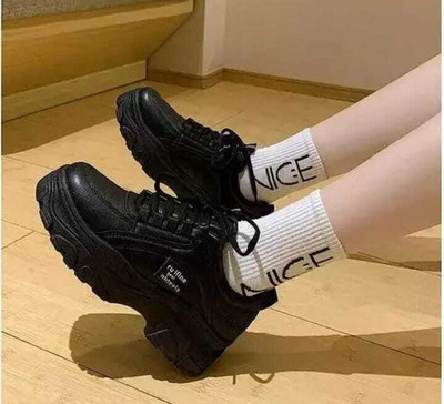 Rambo Sinderela Sneakers For Women(Black , 6)