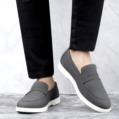 YUVRATO BAXI Mocassin For Men(Grey , 7)