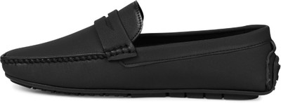 Double five Loafers Shoes Loafers For Men(Black , 9)