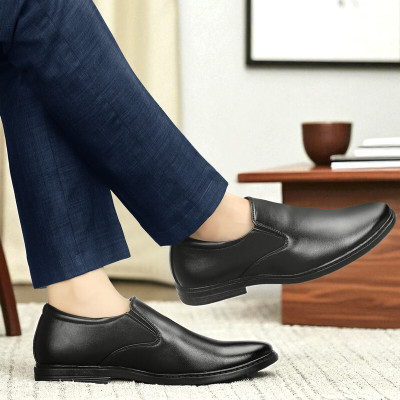 PILADO Rich Quality|Comfortable|Perfect Style Slip On For Men(Black , 7)