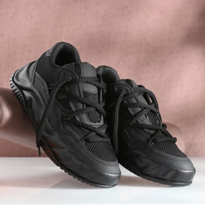 Vellinto Casual Trendy YO-YO Sneakers For Men Sneakers For Men(Black)