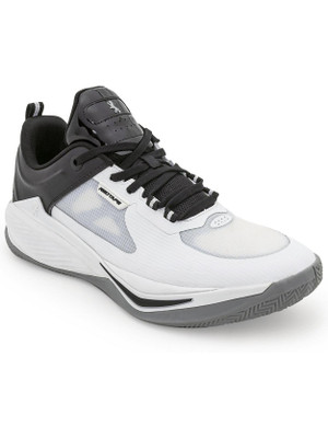RED TAPE Basketball Shoes for Men | Cultured Round-Toe Shape & Cushioning Technology Basketball Shoes For Men(White, Black , 10)