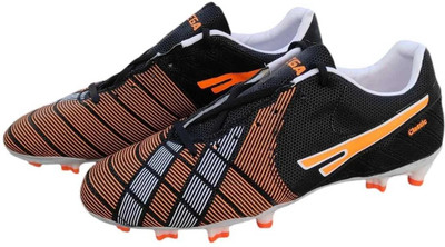 SEGA NEW CLASSIC Football Shoes For Men(Black, Orange , 7)