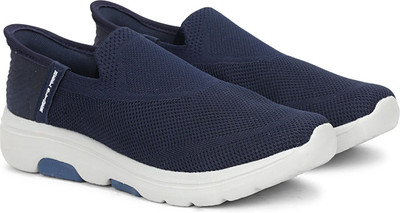 Aqualite Casual Shoes For Women Comfortable Slip-On Shoes Foam Mesh EVA No Heel Slip On Sneakers For Women(Navy , 7)