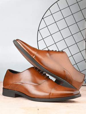 House of Pataudi Oxford For Men(Tan , 11)