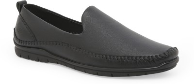 Jaripeo by Buckaroo Jaripeo by Buckaroo : ASPEN Premium Vegan Black Casual Loafer For Mens Corporate Casuals For Men(Black , 6)