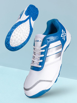 VECTOR X Blast 7.0 Synthetic Leather Upper & Mesh | PVC & Rubber Sole for All Rounder Cricket Shoes For Men(Blue , 4)