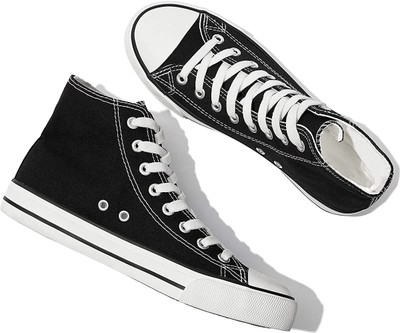 TRENDUTY CASUALS FOR MEN & KIDS High Tops For Women(Black , 7.5)