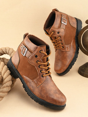 Real Bliss Outdoor,Riding,Casual Boot For Men Boots For Men(Tan , 6)