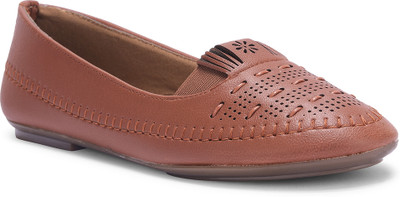 LIBERTY Healers PRESSY-1 Casual Shoes With EVA Sole | Comfortable Outsole Non Lacing Bellies For Women(Tan , 4)
