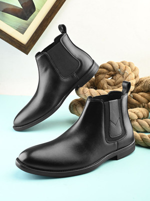 KILLER Black Casual Boots For Men Boots For Men(Black , 6)