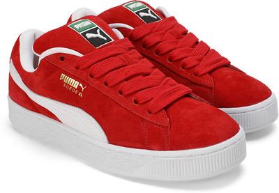 PUMA Suede XL Casuals For Women(Red , 5)